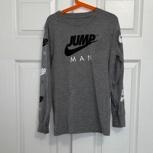 Jump Kids Charcoal Long Sleeve Tee